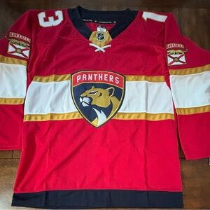Florida Panthers Sam Reinhart Adult Medium (50) Red Jersey NWT